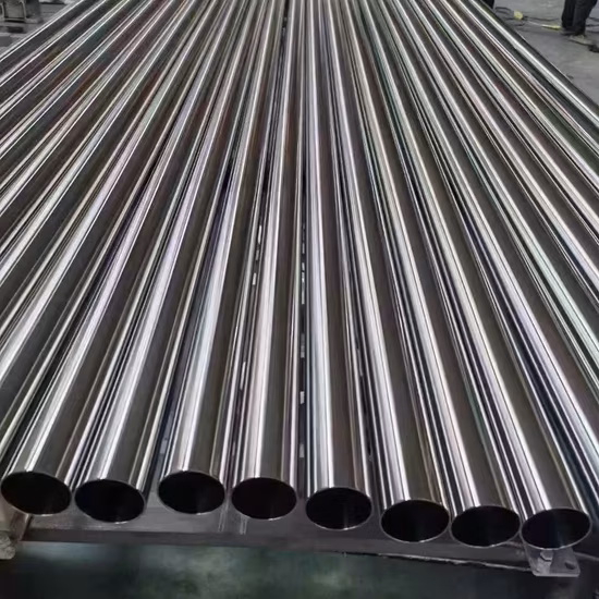 Tubería sanitaria de acero inoxidable TP304/304L para la industria alimentaria y láctea